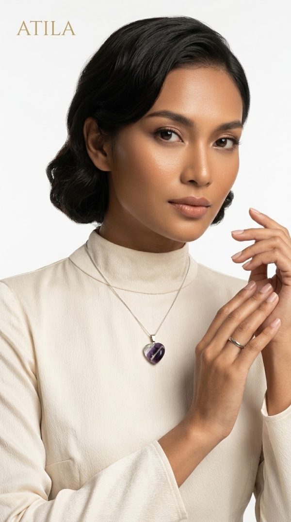 LOKET AMETHYST ASLI - NATURAL AMETHYST PENDANT
