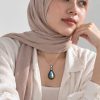 LOKET LABRADORITE  BATU ASLI - NATURAL LABRADORITE PENDANT