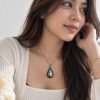 LOKET LABRADORITE  BATU ASLI - NATURAL LABRADORITE PENDANT