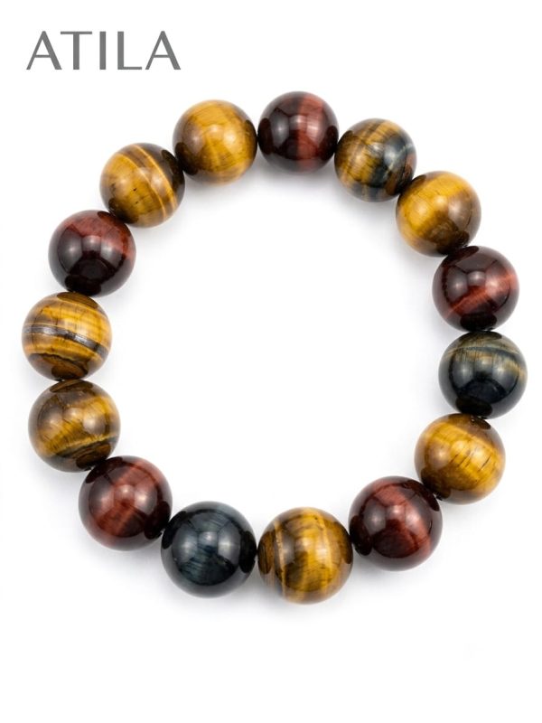 GELANG TIGER EYE BATU ASLI - NATURAL TIGER EYE BRACELET