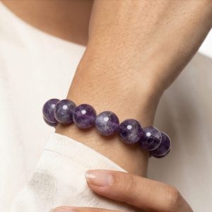 GELANG AMETHYST BATU ASLI - NATURAL AMETHYST BRACELET