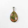 LOKET UNAKITE BATU ASLI - UNAKITE NATURAL PENDANT